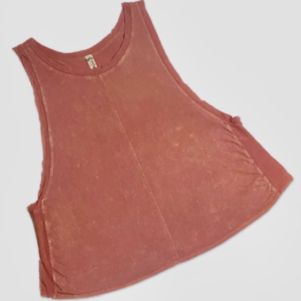 Intimately by Free People slouchy cropped muscle Tank Small